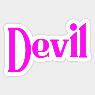 DEVIL CLC Sticker